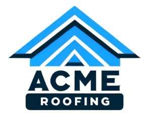 Acme Roofing company logo on direct mail postcard example